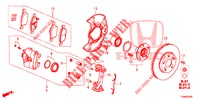 FRONT BRAKE  for Honda CIVIC DIESEL 1.6 LIFSTYLE 5 Doors 6 speed manual 2016