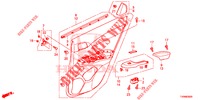 REAR DOOR LINING (4D)  for Honda CIVIC DIESEL 1.6 S 5 Doors 6 speed manual 2016