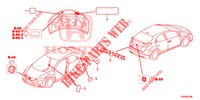 EMBLEMS/CAUTION LABELS  for Honda CIVIC 1.8 COMFORT 5 Doors 6 speed manual 2016