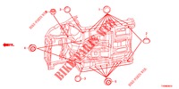 GROMMET (INFERIEUR) for Honda CIVIC 1.8 COMFORT 5 Doors 6 speed manual 2016