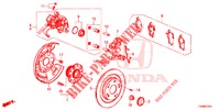 REAR BRAKE DRUM  for Honda CIVIC 1.8 COMFORT 5 Doors 6 speed manual 2016