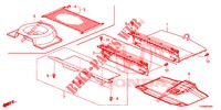 REAR FLOOR BOX  for Honda CIVIC 1.8 COMFORT 5 Doors 6 speed manual 2016