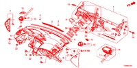INSTRUMENT PANEL UPPER (LH) for Honda CIVIC 1.8 COMFORT 5 Doors 5 speed automatic 2016