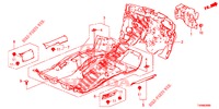 FLOOR MAT/INSULATOR  for Honda CIVIC 1.8 EXECUTIVE 5 Doors 6 speed manual 2016