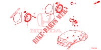 ANTENNA/SPEAKER  for Honda CIVIC 1.8 LIFESTYLE 5 Doors 6 speed manual 2016