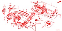 INSTRUMENT PANEL UPPER (LH) for Honda CIVIC 1.8 LIFESTYLE 5 Doors 6 speed manual 2016
