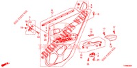 REAR DOOR LINING (4D)  for Honda CIVIC 1.8 LIFESTYLE 5 Doors 6 speed manual 2016