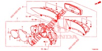 SPEEDOMETER  for Honda CIVIC 1.8 LIFESTYLE 5 Doors 6 speed manual 2016