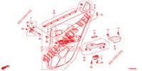 REAR DOOR LINING (4D)  for Honda CIVIC 1.8 S 5 Doors 6 speed manual 2016
