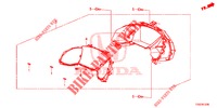 SPEEDOMETER  for Honda CIVIC 1.5 PRESTIGE 5 Doors 6 speed manual 2017