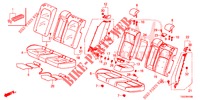 REAR SEAT/SEATBELT (2D)  for Honda CIVIC  1.5 PRESTIGE 5 Doors full automatic 2017