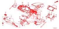 INSTRUMENT GARNISH (COTE DE CONDUCTEUR) (LH) for Honda CIVIC 1.5 SPORT 5 Doors 6 speed manual 2017
