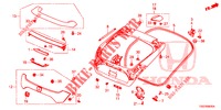 TAILGATE PANEL (2D)  for Honda CIVIC 1.5 SPORT 5 Doors 6 speed manual 2017