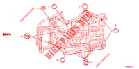 GROMMET (INFERIEUR) for Honda CIVIC 1.8 SPORT 5 Doors 6 speed manual 2014