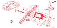 NAVI ATTACHMENT KIT  for Honda CIVIC 1.8 SPORT 5 Doors 6 speed manual 2014