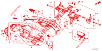 INSTRUMENT PANEL UPPER (LH) for Honda CIVIC DIESEL 1.6 ENTRY 5 Doors 6 speed manual 2018