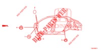 GROMMET (LATERAL) for Honda CIVIC DIESEL 1.6 MID 5 Doors 6 speed manual 2018