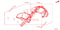 SPEEDOMETER  for Honda CIVIC DIESEL 1.6 MID 5 Doors 6 speed manual 2018