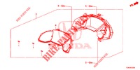 SPEEDOMETER  for Honda CIVIC DIESEL 1.6 MID Black Edition 5 Doors 6 speed manual 2018