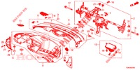 INSTRUMENT PANEL UPPER (LH) for Honda CIVIC DIESEL 1.6 S 5 Doors 6 speed manual 2018