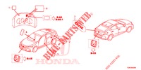 EMBLEMS/CAUTION LABELS  for Honda CIVIC DIESEL 1.6 TOP 5 Doors 6 speed manual 2018