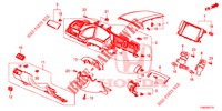 INSTRUMENT GARNISH (COTE DE CONDUCTEUR) (LH) for Honda CIVIC DIESEL 1.6 TOP 5 Doors 6 speed manual 2018