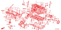 CYLINDER BLOCK/OIL PAN  for Honda CIVIC TYPE R 5 Doors 6 speed manual 2015