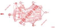 GROMMET (INFERIEUR) for Honda CIVIC TYPE R 5 Doors 6 speed manual 2015
