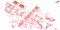 INSTRUMENT GARNISH (COTE DE PASSAGER) (LH) for Honda CIVIC TYPE R 5 Doors 6 speed manual 2015