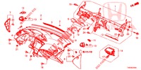 INSTRUMENT PANEL UPPER (LH) for Honda CIVIC TYPE R 5 Doors 6 speed manual 2015