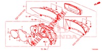 SPEEDOMETER  for Honda CIVIC TYPE R 5 Doors 6 speed manual 2015