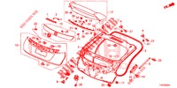 TAILGATE PANEL (2D)  for Honda CIVIC TYPE R 5 Doors 6 speed manual 2016