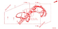 SPEEDOMETER  for Honda CIVIC TYPE R 5 Doors 6 speed manual 2017