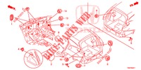 GROMMET (ARRIERE) for Honda CIVIC TOURER DIESEL 1.6 COMFORT 5 Doors 6 speed manual 2014