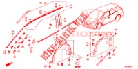 MOLDING/PROTECTOR  for Honda CIVIC TOURER DIESEL 1.6 COMFORT 5 Doors 6 speed manual 2014