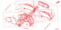 SPEEDOMETER  for Honda CIVIC TOURER DIESEL 1.6 COMFORT 5 Doors 6 speed manual 2014