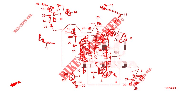 TORQUE CONVERTER (DIESEL) for Honda CIVIC TOURER DIESEL 1.6 COMFORT 5 Doors 6 speed manual 2014