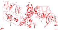 FRONT BRAKE  for Honda CIVIC TOURER DIESEL 1.6 EXECUTIVE 5 Doors 6 speed manual 2014