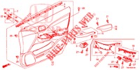 FRONT DOOR LINING (LH) for Honda CIVIC TOURER DIESEL 1.6 EXECUTIVE 5 Doors 6 speed manual 2014
