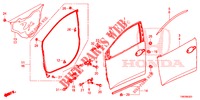 FRONT DOOR PANELS (2D)  for Honda CIVIC TOURER DIESEL 1.6 EXECUTIVE 5 Doors 6 speed manual 2014