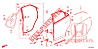 REAR DOOR PANELS (4D)  for Honda CIVIC TOURER DIESEL 1.6 EXECUTIVE 5 Doors 6 speed manual 2014