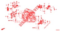 ENGINE MOUNTS (DIESEL) for Honda CIVIC TOURER DIESEL 1.6 S 5 Doors 6 speed manual 2014