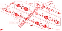 FRONT DRIVESHAFT/HALF SHA FT (DIESEL) (1.6L) for Honda CIVIC TOURER DIESEL 1.6 S 5 Doors 6 speed manual 2014