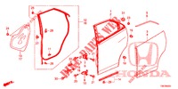 REAR DOOR PANELS (4D)  for Honda CIVIC TOURER DIESEL 1.6 S 5 Doors 6 speed manual 2014