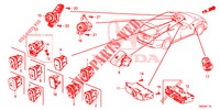 SWITCH (LH) for Honda CIVIC TOURER DIESEL 1.6 S 5 Doors 6 speed manual 2014