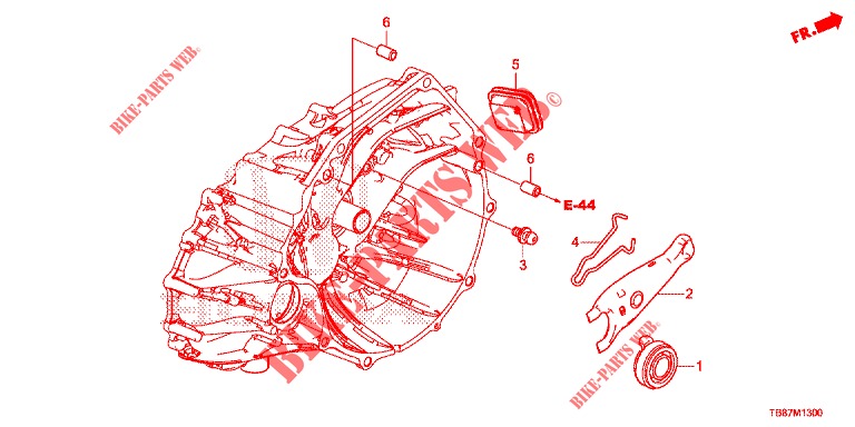 CLUTCH RELEASE (DIESEL) for Honda CIVIC TOURER DIESEL 1.6 S 5 Doors 6 speed manual 2014