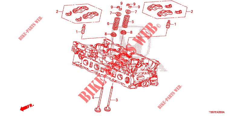 VALVE/ROCKER ARM (DIESEL) for Honda CIVIC TOURER DIESEL 1.6 S 5 Doors 6 speed manual 2014