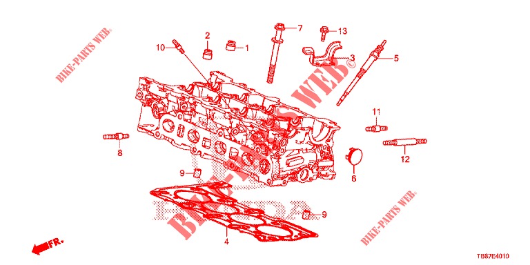 VALVE STEM SEAL/GLOW PLUG (DIESEL) for Honda CIVIC TOURER DIESEL 1.6 S 5 Doors 6 speed manual 2014