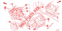 GROMMET (ARRIERE) for Honda CIVIC TOURER DIESEL 1.6 EXECUTIVE 5 Doors 6 speed manual 2014