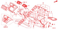 INSTRUMENT GARNISH (COTE DE PASSAGER) (LH) for Honda CIVIC TOURER DIESEL 1.6 EXECUTIVE 5 Doors 6 speed manual 2014